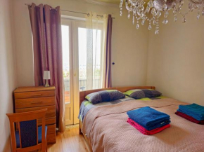 Bright charming house with a garten balkony, panoramic view